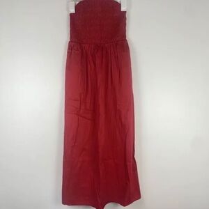 Old Navy Strapless Red Dress
